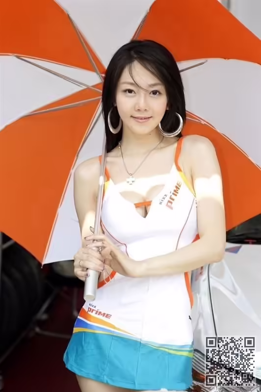 韩国、美女、性感车模、严智言
