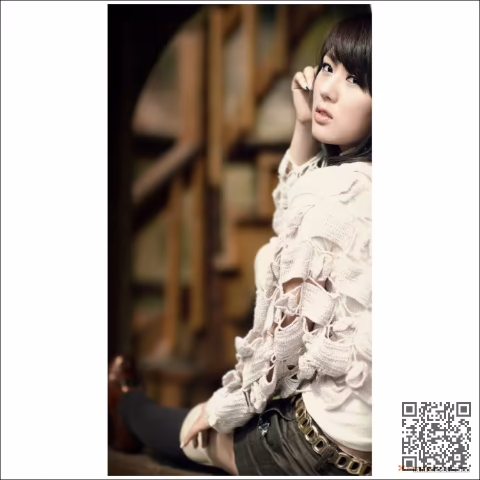 韩国、美女、车模、黄美姬