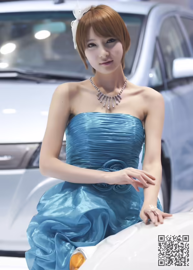 上海车展、美人