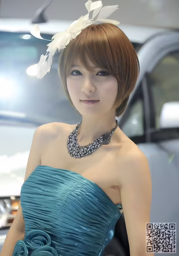 上海车展、美人