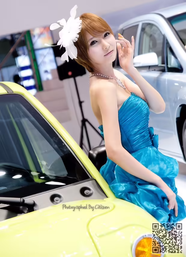 上海车展、美人