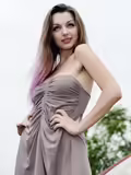 乌克兰美女模特性感迷人的眼睛