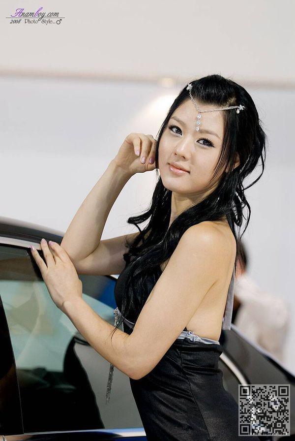 韩国、车模、黄美姬写真