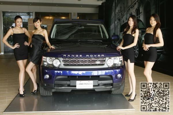 台北车展、Jaguar、L-Rover、车模