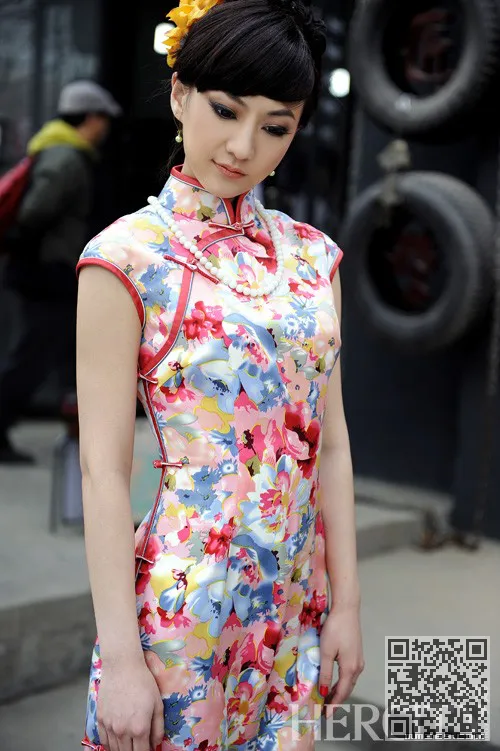 旗袍美丽似水柔情的早晨、思晨、旗袍、美女