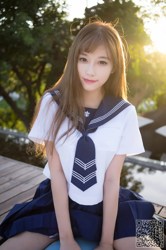 性感学生妹甜心CC制服外拍气质佳、制服、学生妹、性感