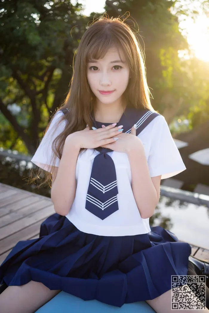 性感学生妹甜心CC制服外拍气质佳、制服、学生妹、性感