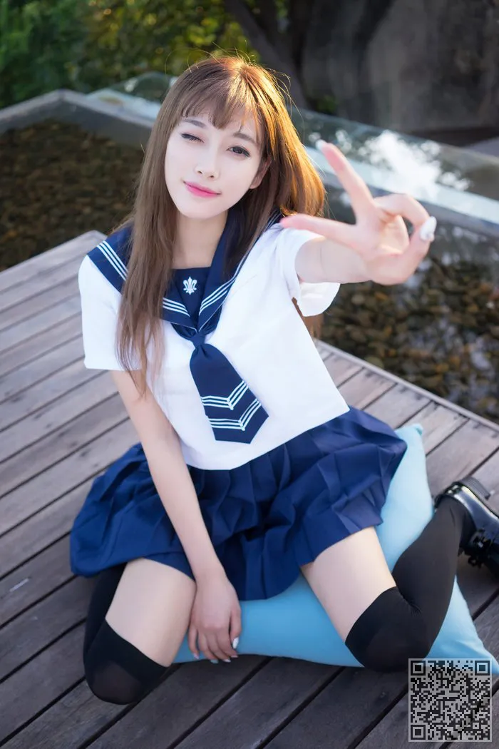 性感学生妹甜心CC制服外拍气质佳、制服、学生妹、性感