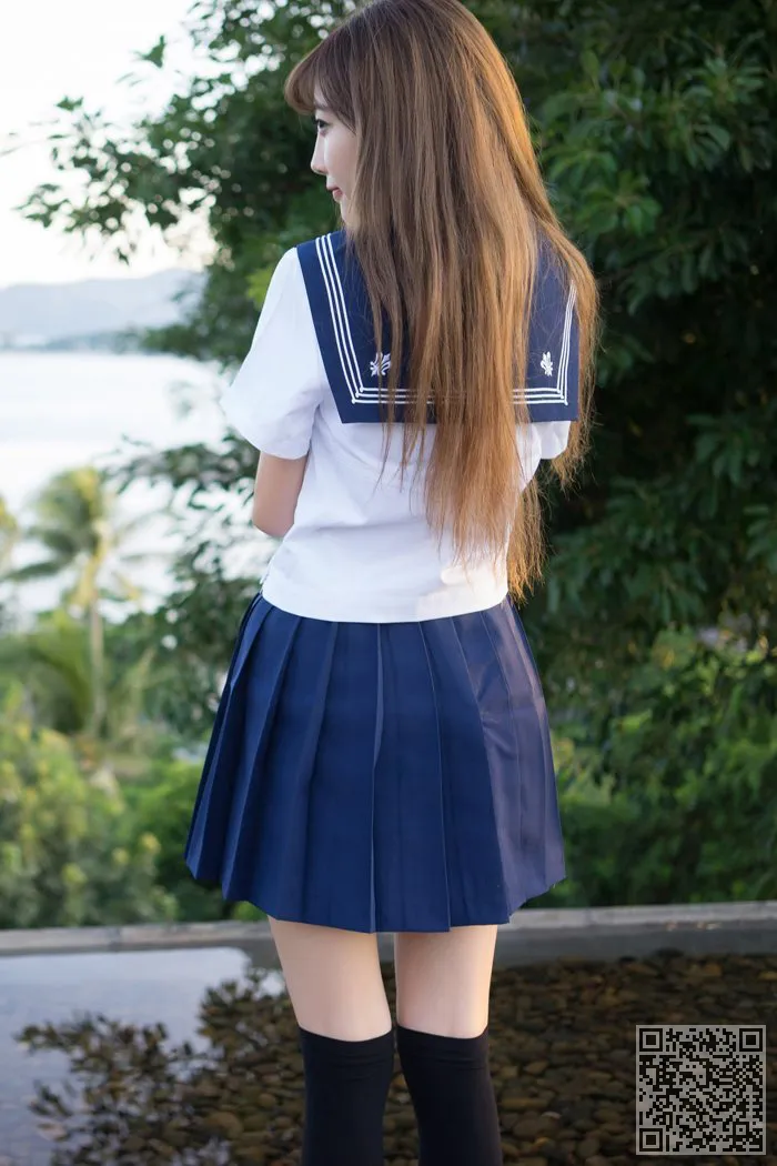 性感学生妹甜心CC制服外拍气质佳、制服、学生妹、性感
