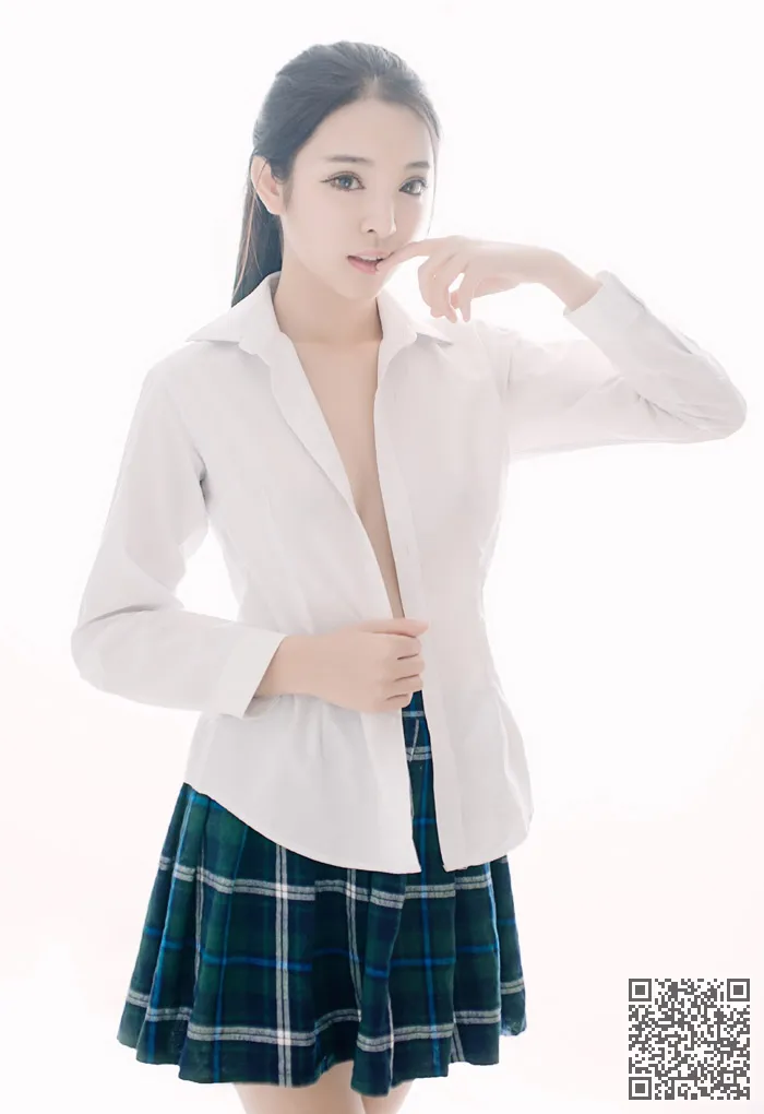 清新玉女陈大榕学生装清纯写真照