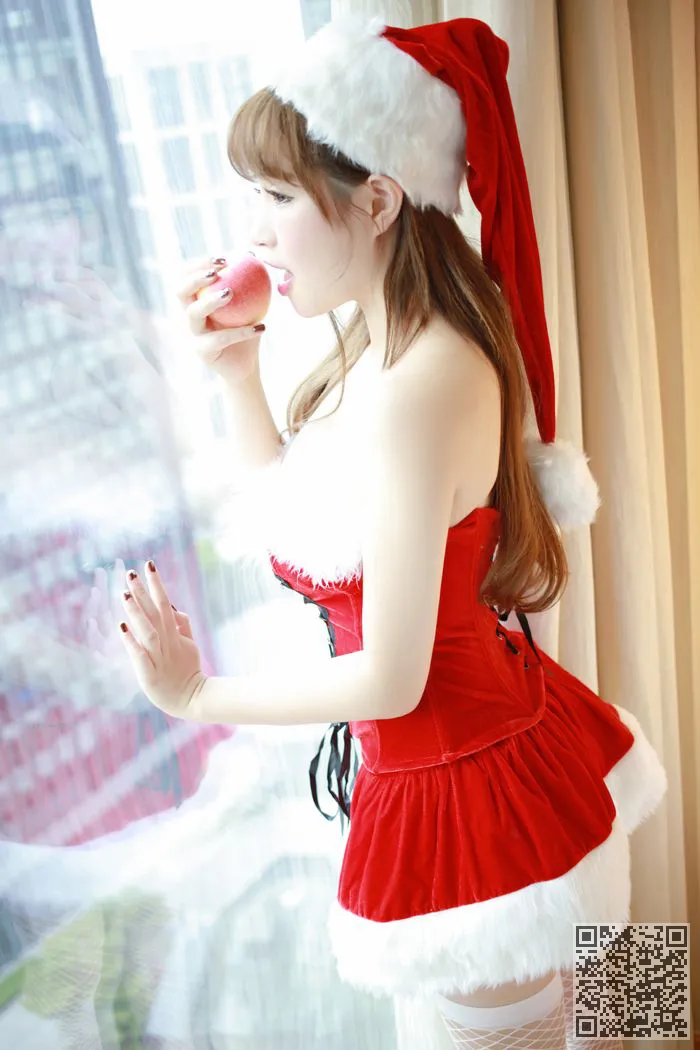 统一的徐美丽圣诞蛋糕提前致敬、制服美女、圣诞装、徐cake